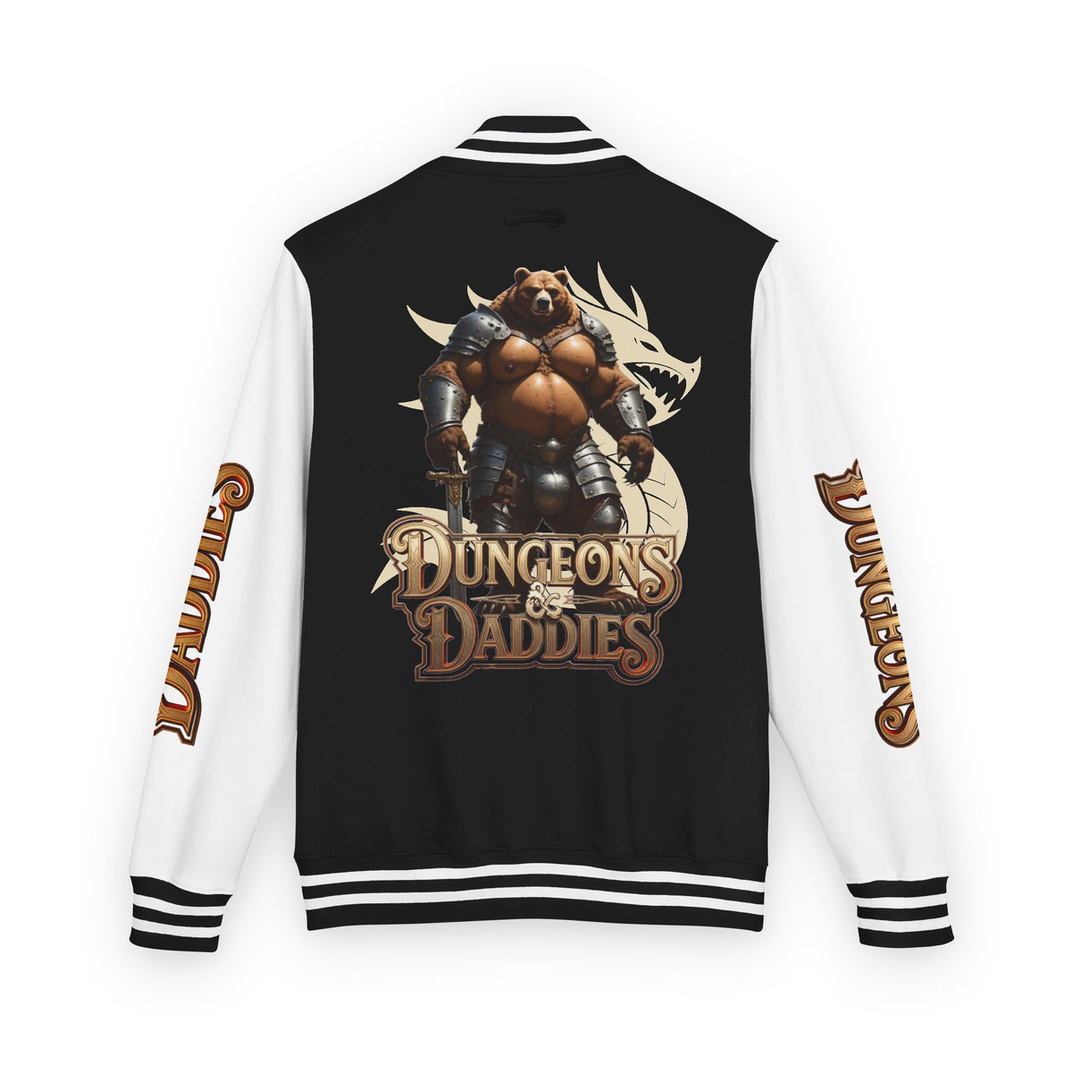 Gay Bear Dungeons & Daddies Letterman Jacket