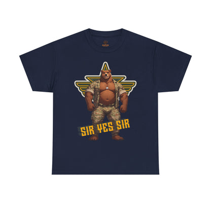 Sir Yes Sir Army Tee