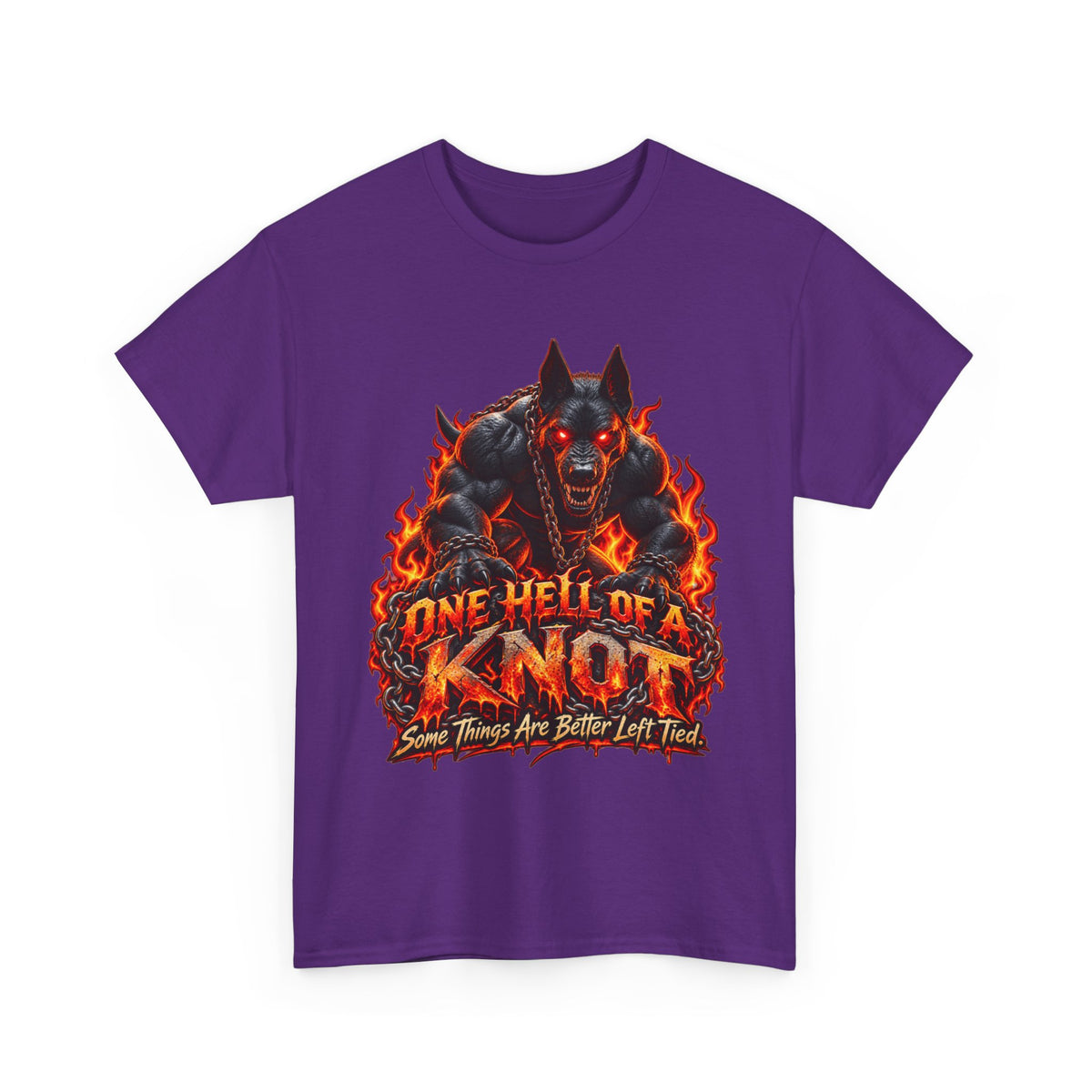 One Hell of a Knot – Hellhound Graphic Tee | Gay Furry & Bear Pride Shirt