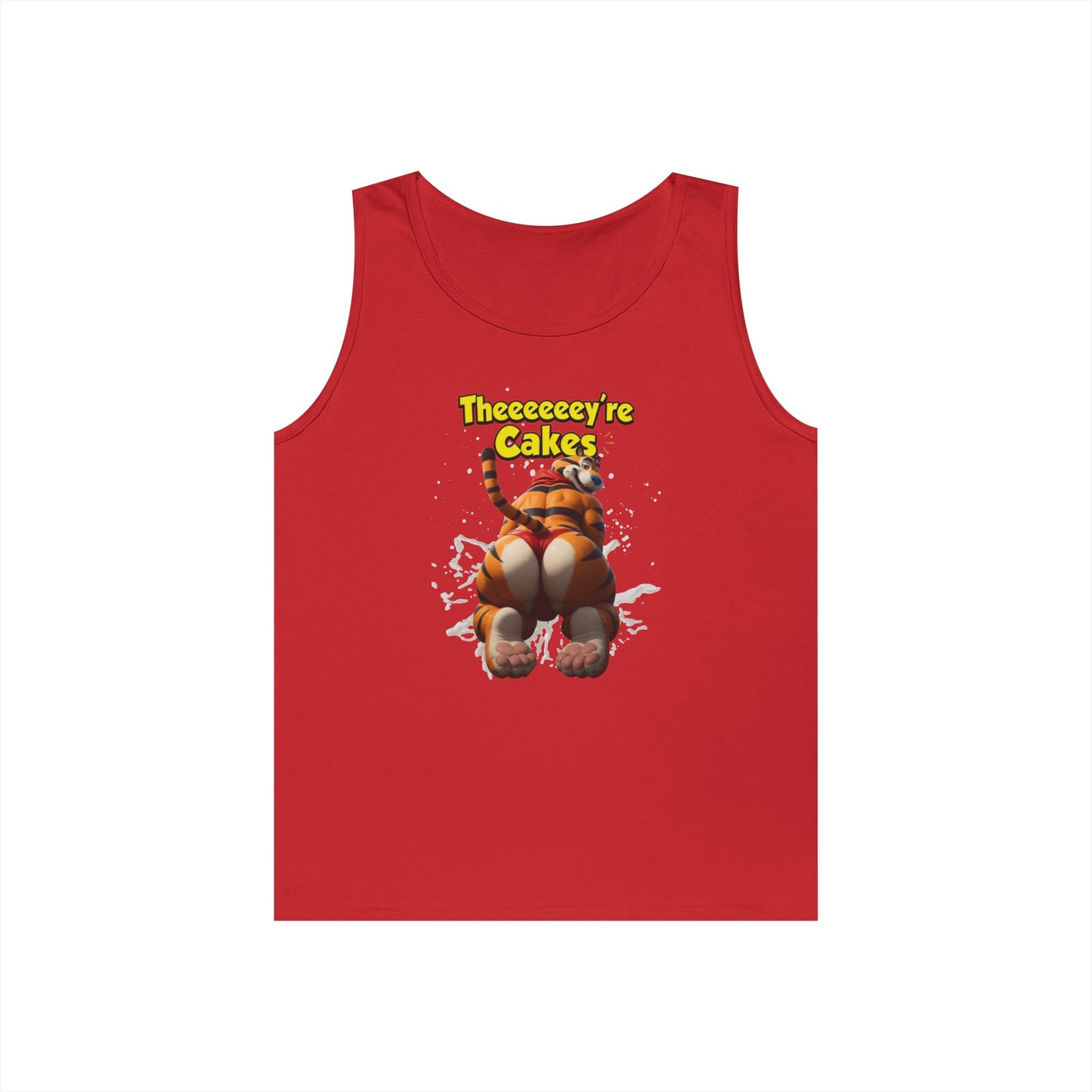 "Theeeeey're Cakes" Graphic Tiger Tank