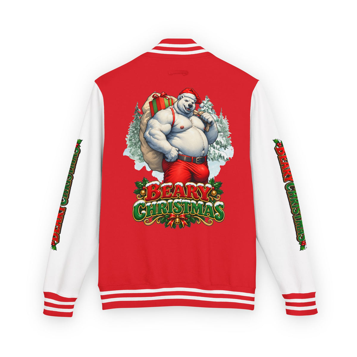 Gay Bear "Beary Christmas" Letterman Jacket