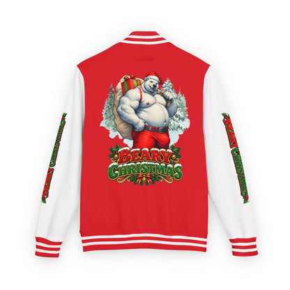 Gay Bear "Beary Christmas" Letterman Jacket