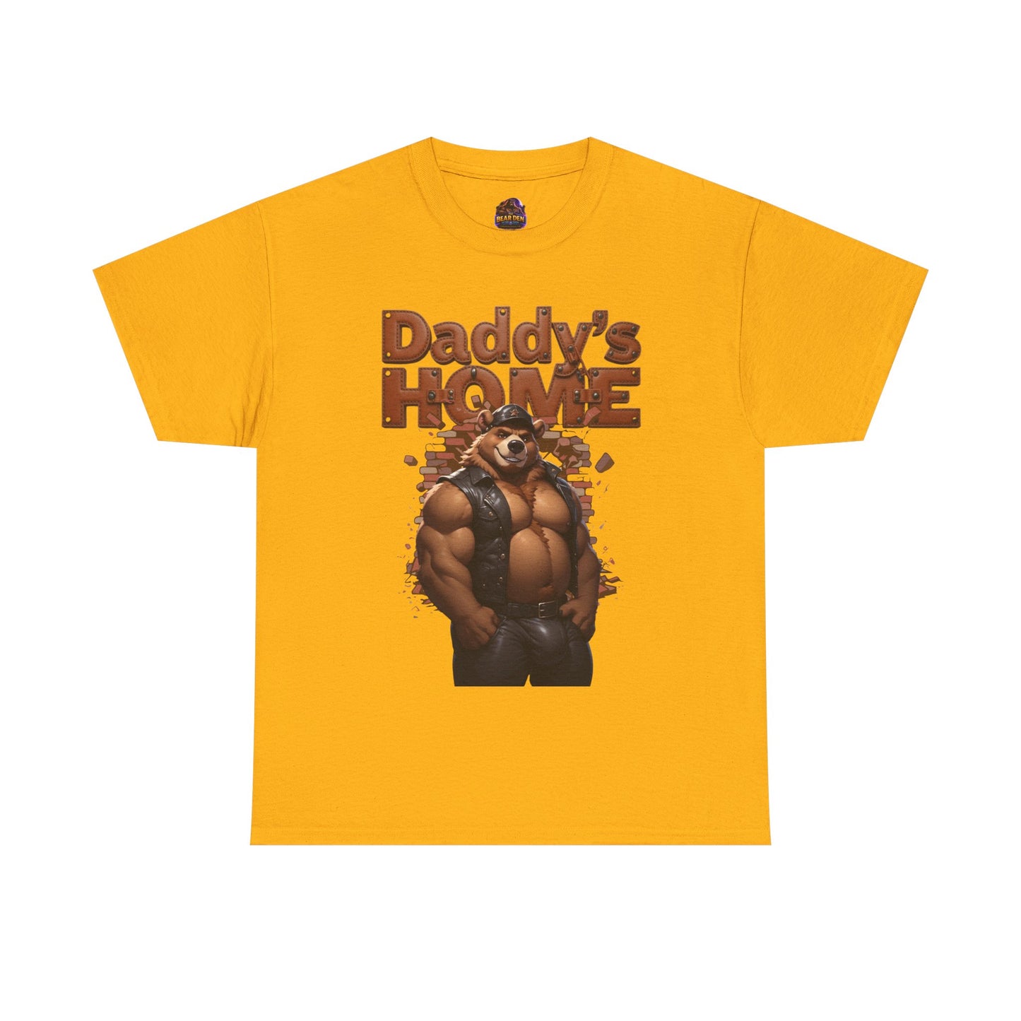 Daddy's Home Gay Leather Bear Tee