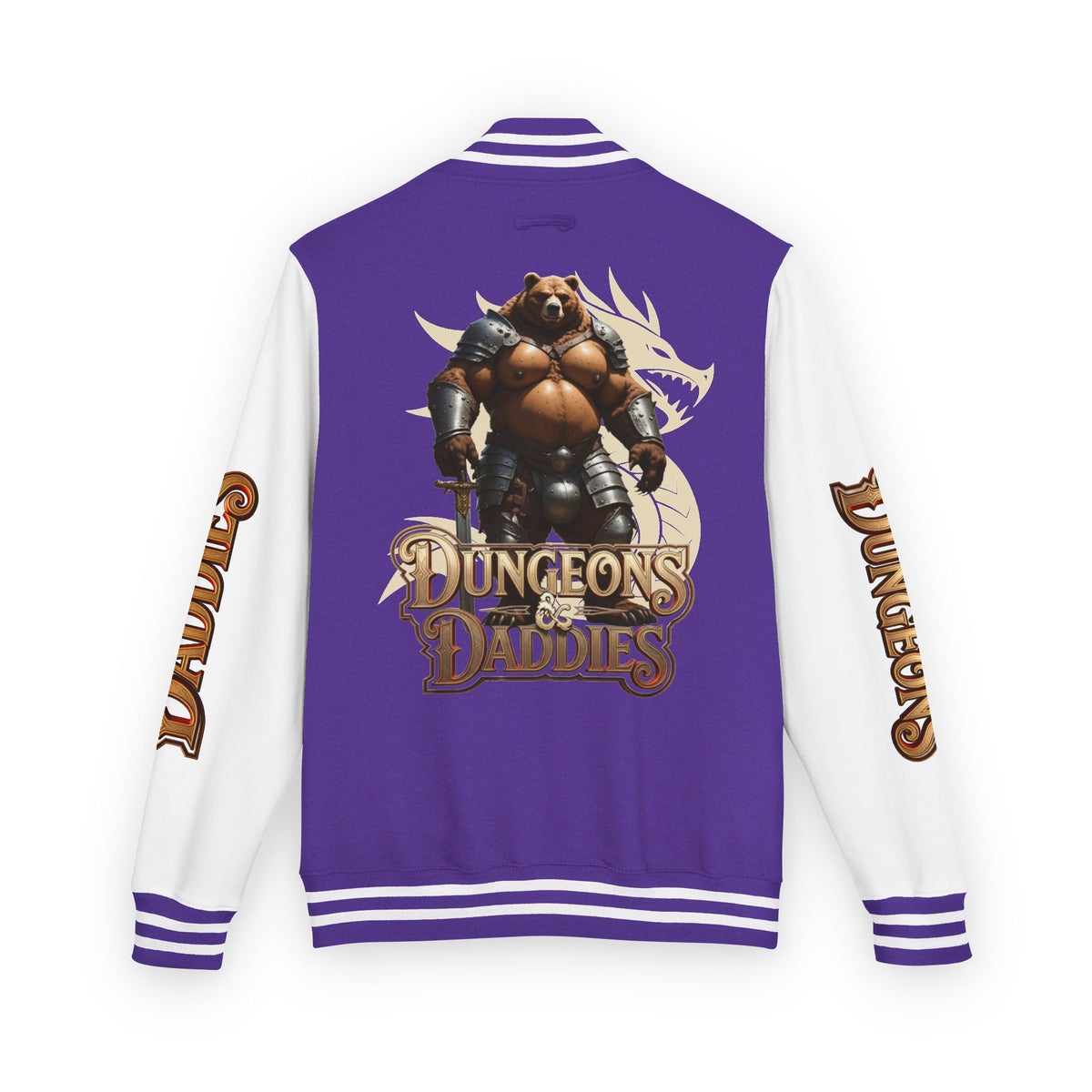 Gay Bear Dungeons & Daddies Letterman Jacket