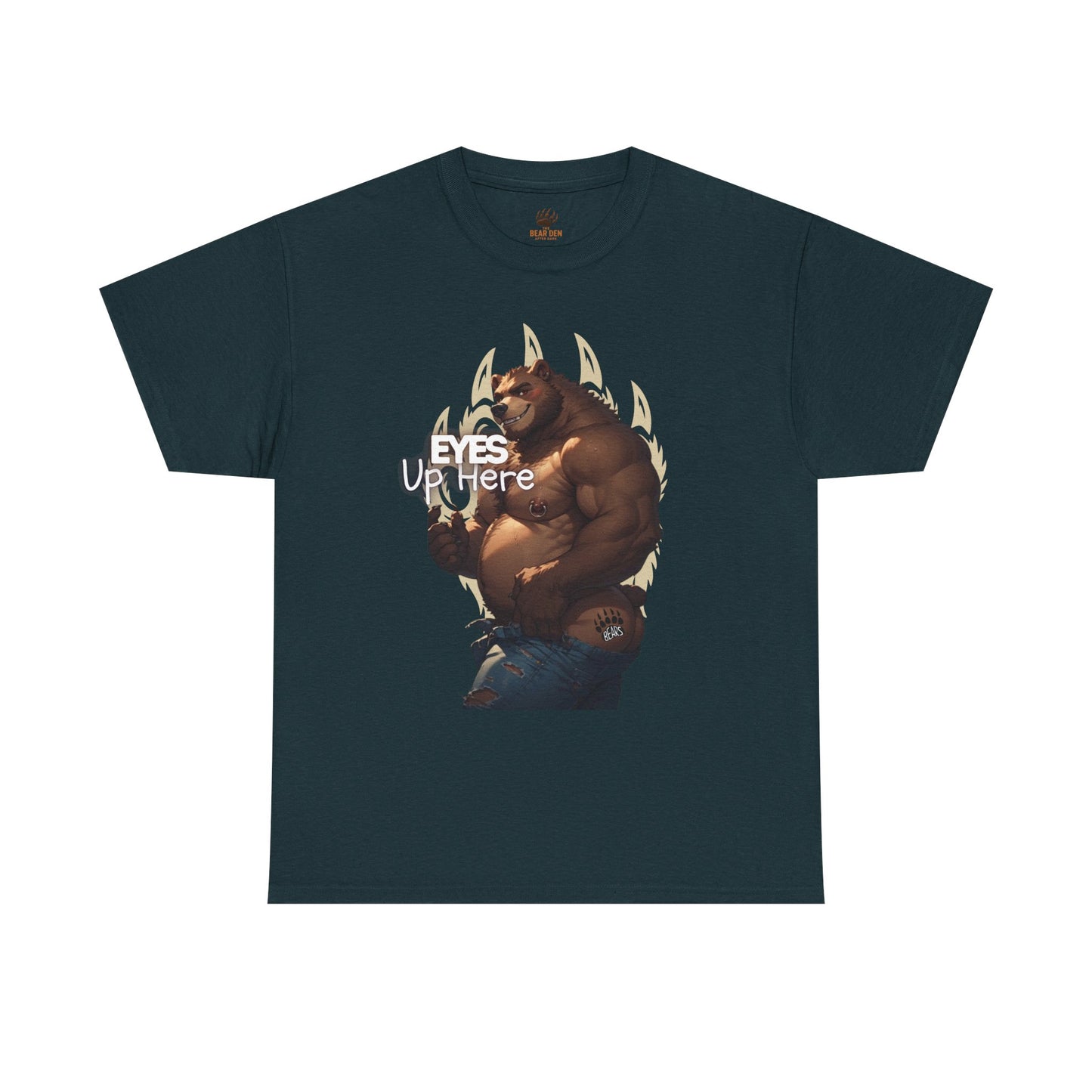 Eyes Up Here Bear Tee