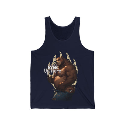 Eyes Up Here Bear Tank