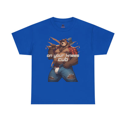 On Your Knees Cub Bear Tee