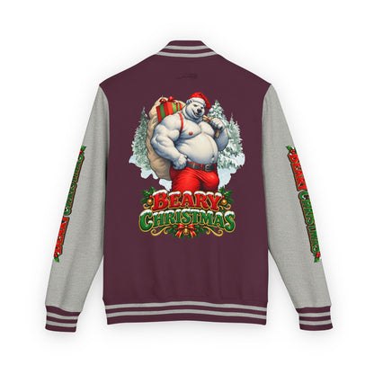Gay Bear "Beary Christmas" Letterman Jacket