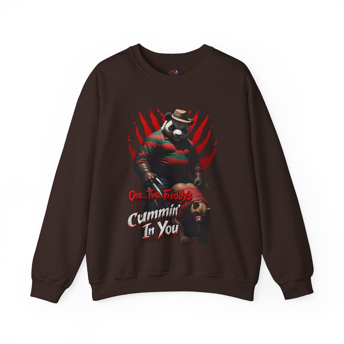 Gay Horror "One... Two... Freddy's Cummin' In You" Sweatshirt