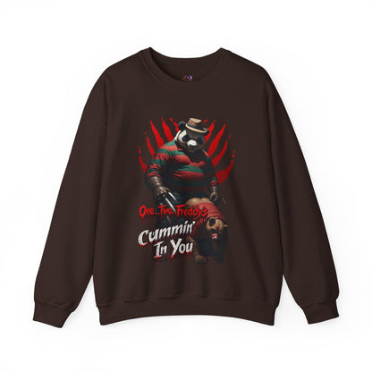 Gay Horror "One... Two... Freddy's Cummin' In You" Sweatshirt